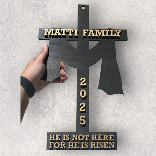 He is Risen - Easter Door Hanger